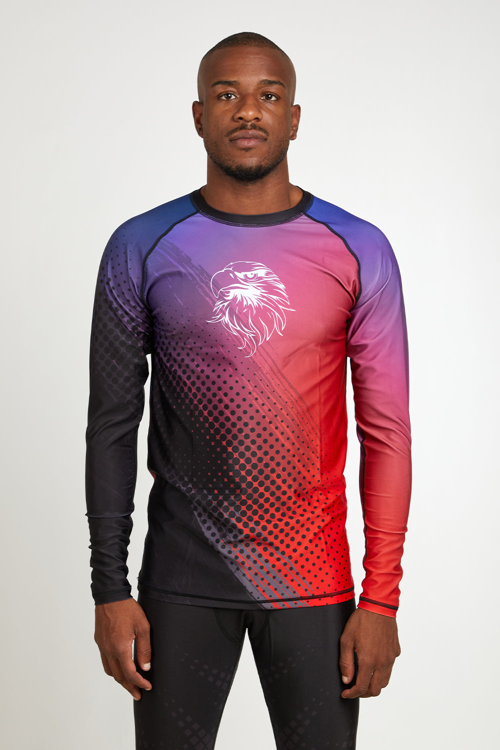 Maglia aderente a maniche lunghe - multicolor