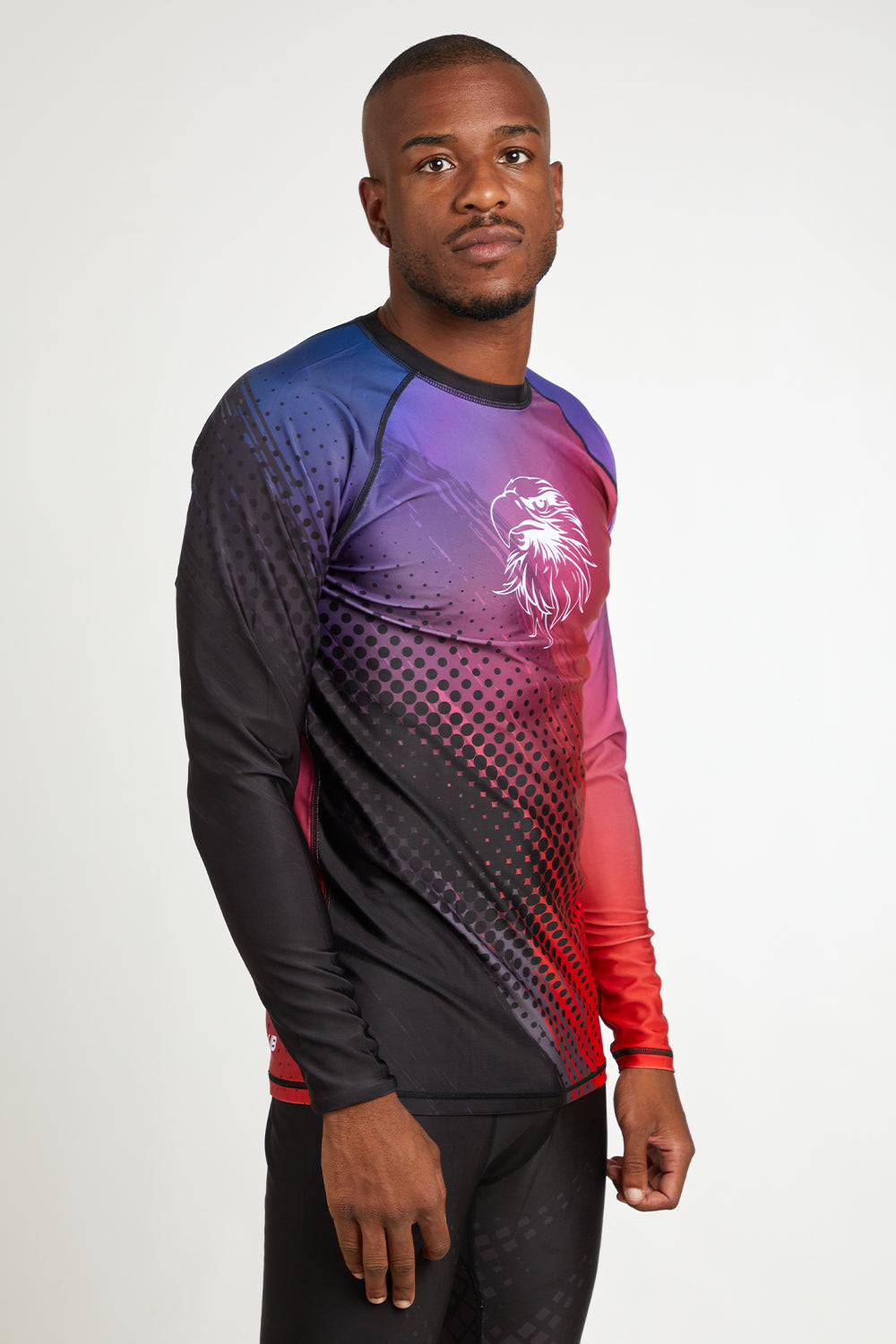 Maglia aderente a maniche lunghe - multicolor