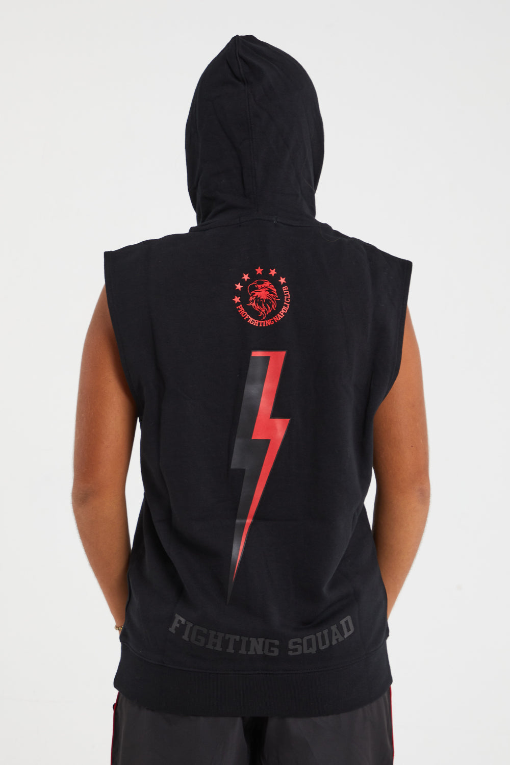 FELPA SMANICATA CON CAPPUCCIO KIDS