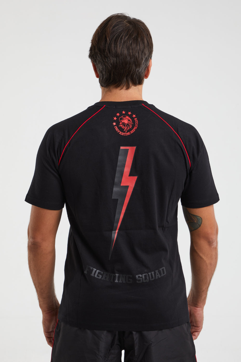 T-shirt uomo PFNC - nero/rosso