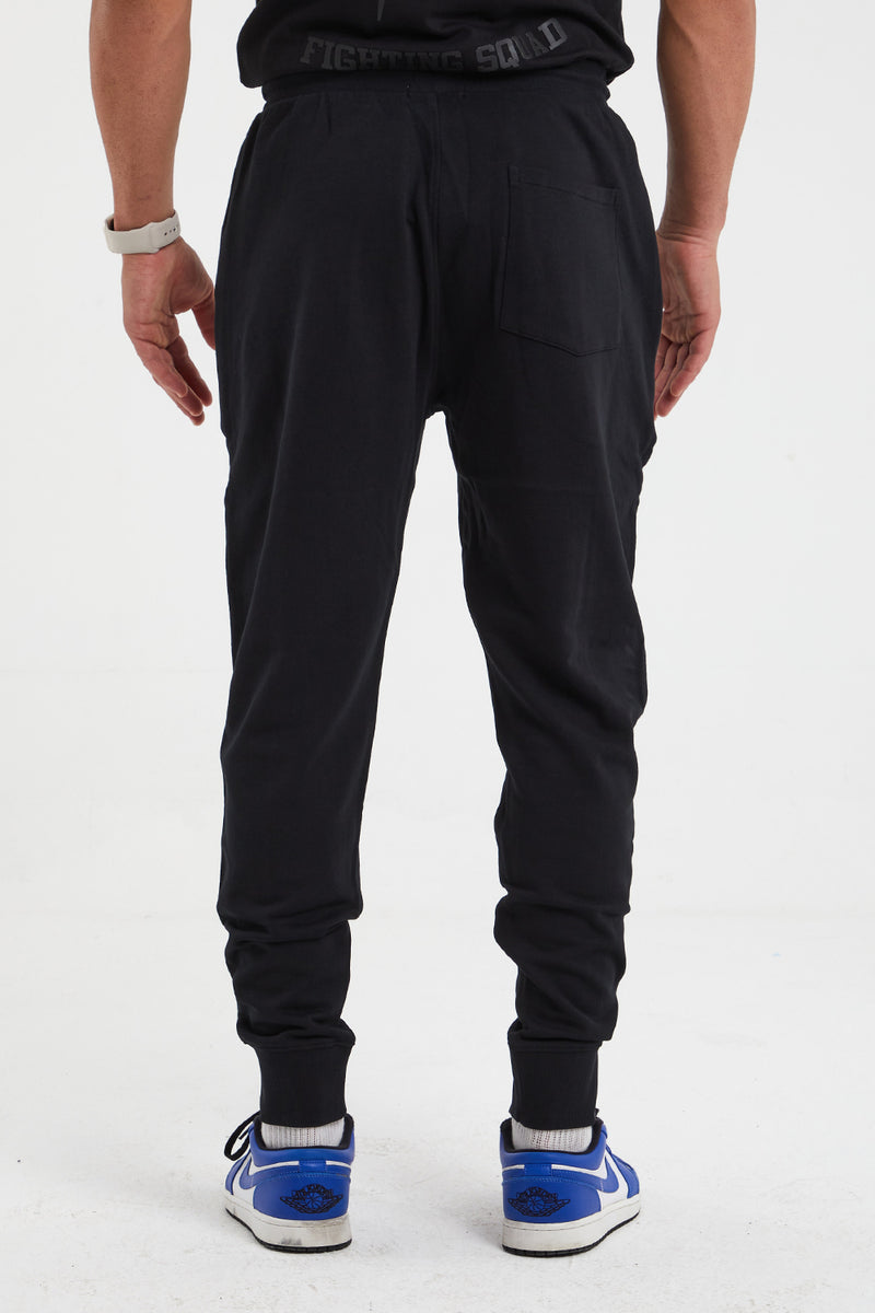 Pantalone Tuta Sportivo Napoli Anno 1926 – Colore Nero – Cotone Felpato, Vita Elastica Con Coulisse, Tasche Laterali E Posteriore