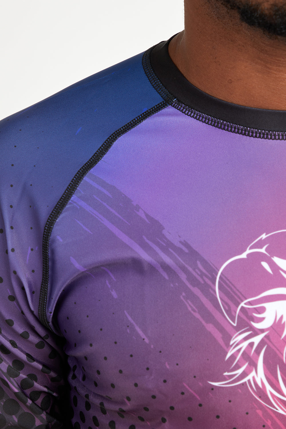 Maglia aderente a maniche lunghe - multicolor