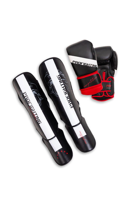 Kit Combat - Competition DOUBLE LOWER 10oz - black