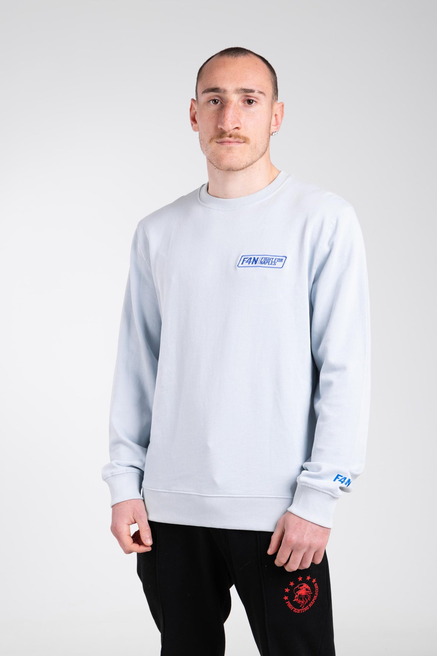 Felpa estiva F4N - azzurro polvere