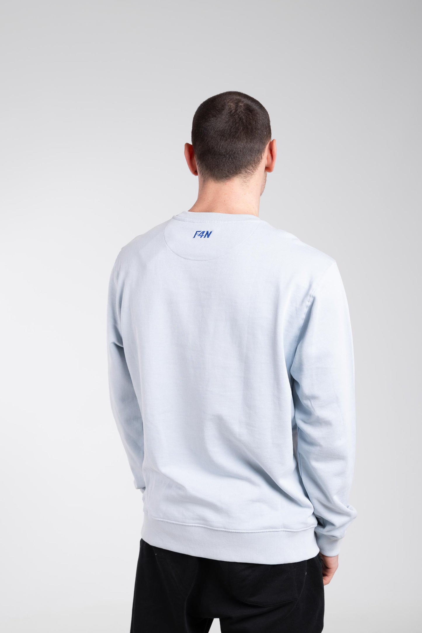 Felpa estiva F4N - azzurro polvere