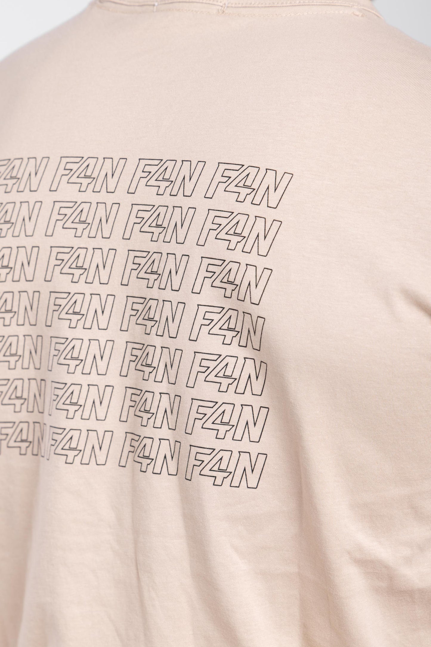 T-shirt stampa F4N - beige