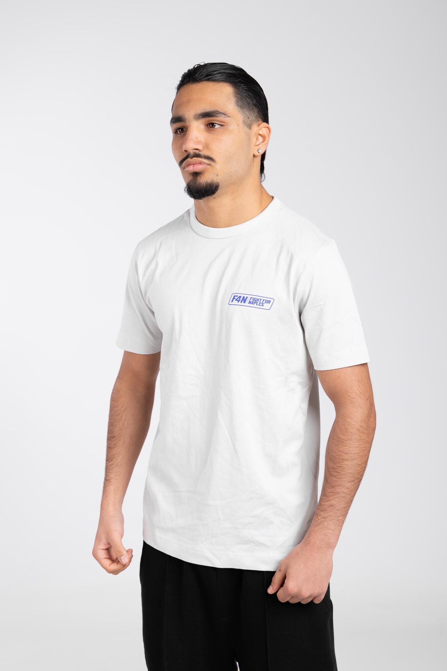 T-shirt stampa F4N - ghiaccio/blu