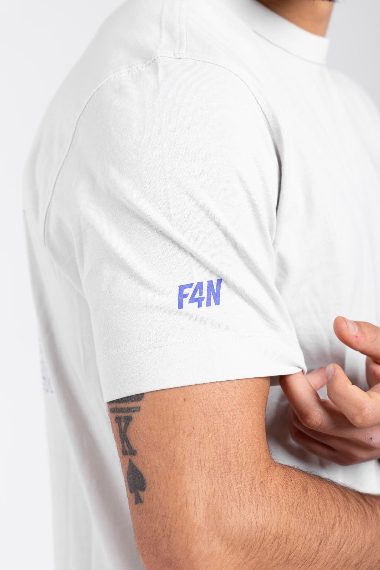 T-shirt stampa F4N - ghiaccio/blu