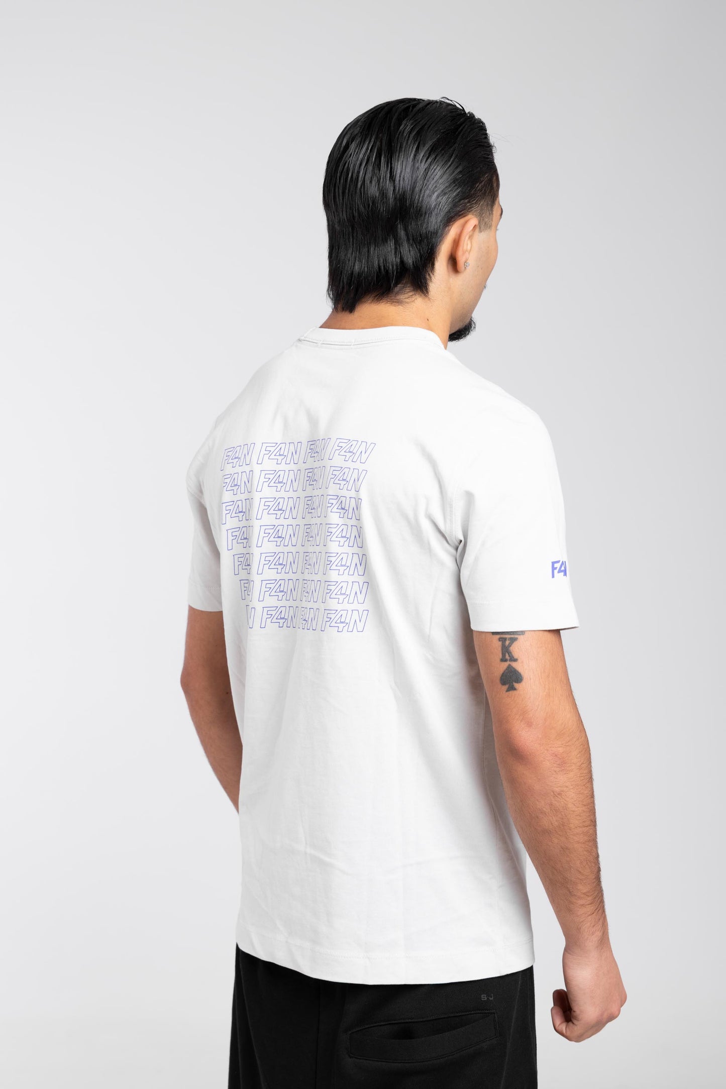 T-shirt stampa F4N - ghiaccio/blu