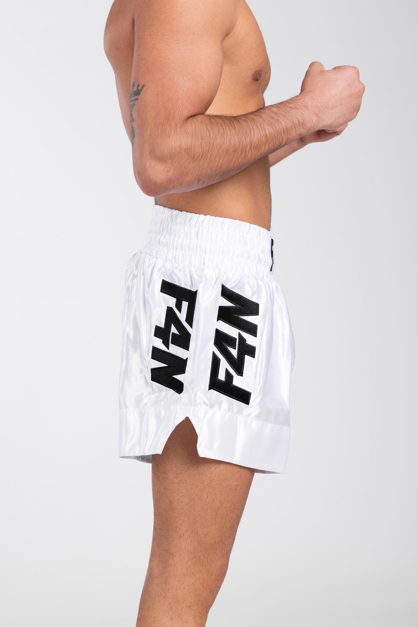 Shorts Muay Thai - bianco