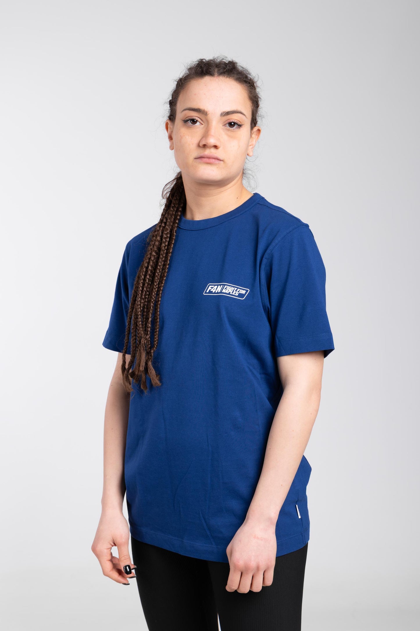 T-shirt stampa F4N - bluette