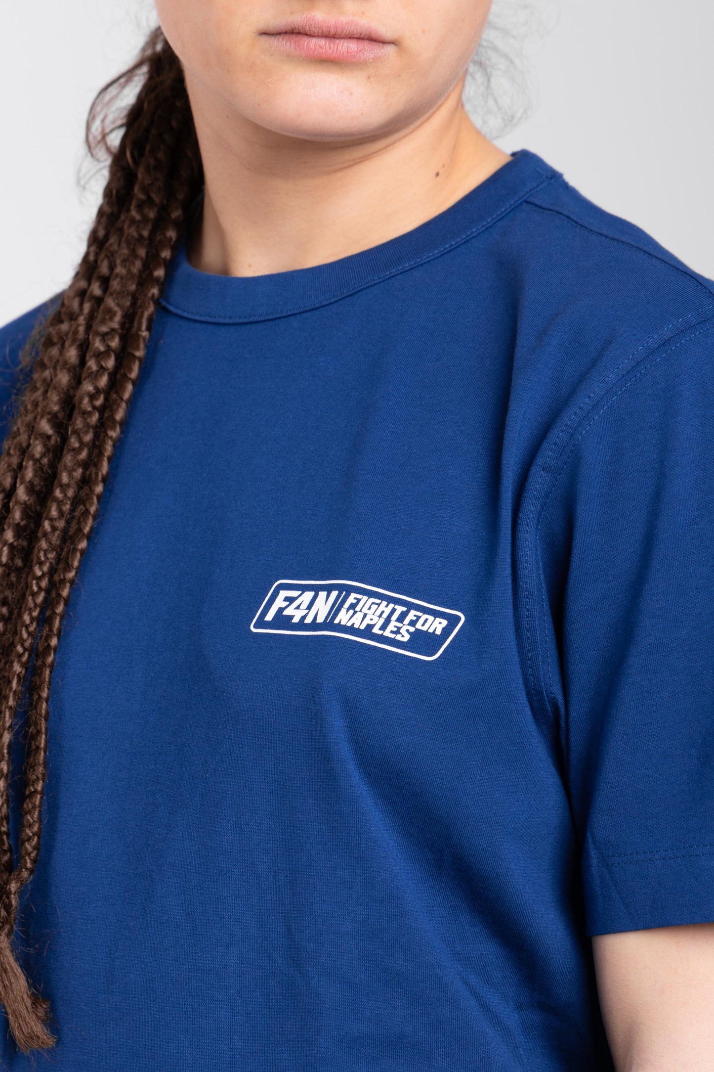 T-shirt stampa F4N - bluette