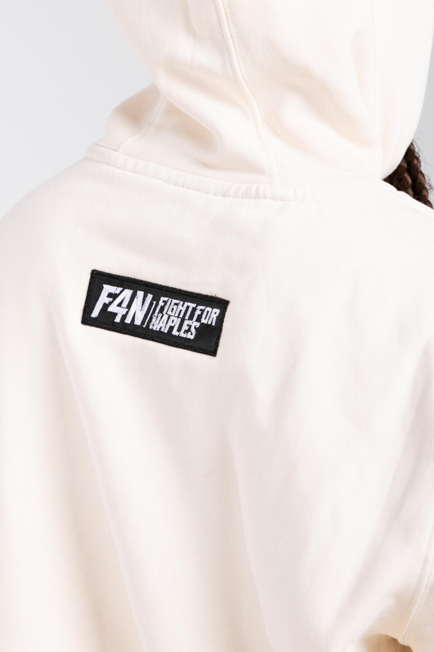 Felpa con cappuccio - bianco