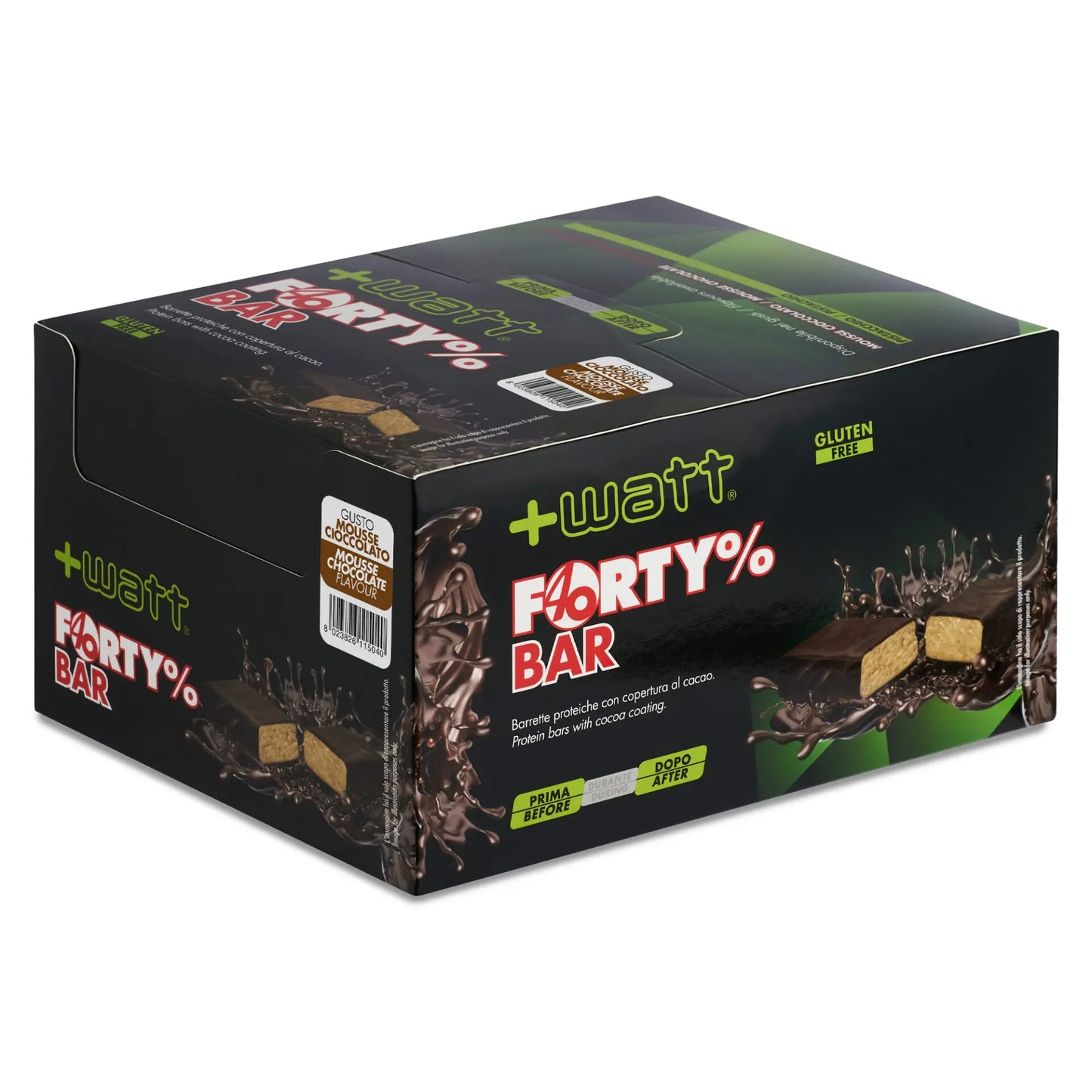 FORTY BAR 40% - Mousse Chocolate flavour - 20 barrette