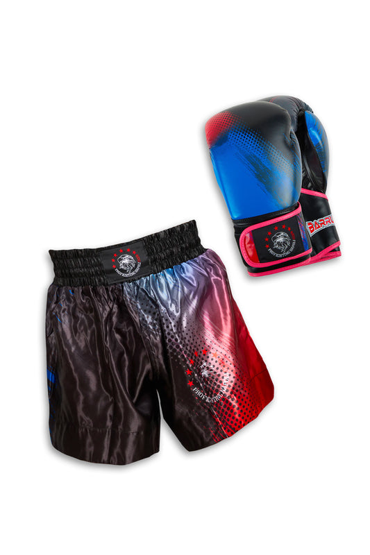 Kit Combat - Competition DOUBLE MIDDLE PFNC - PINK/BLUE