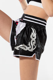 THAI BOXE SHORT - PFNC WHITE  (unisex)