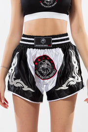 THAI BOXE SHORT - PFNC WHITE  (unisex)
